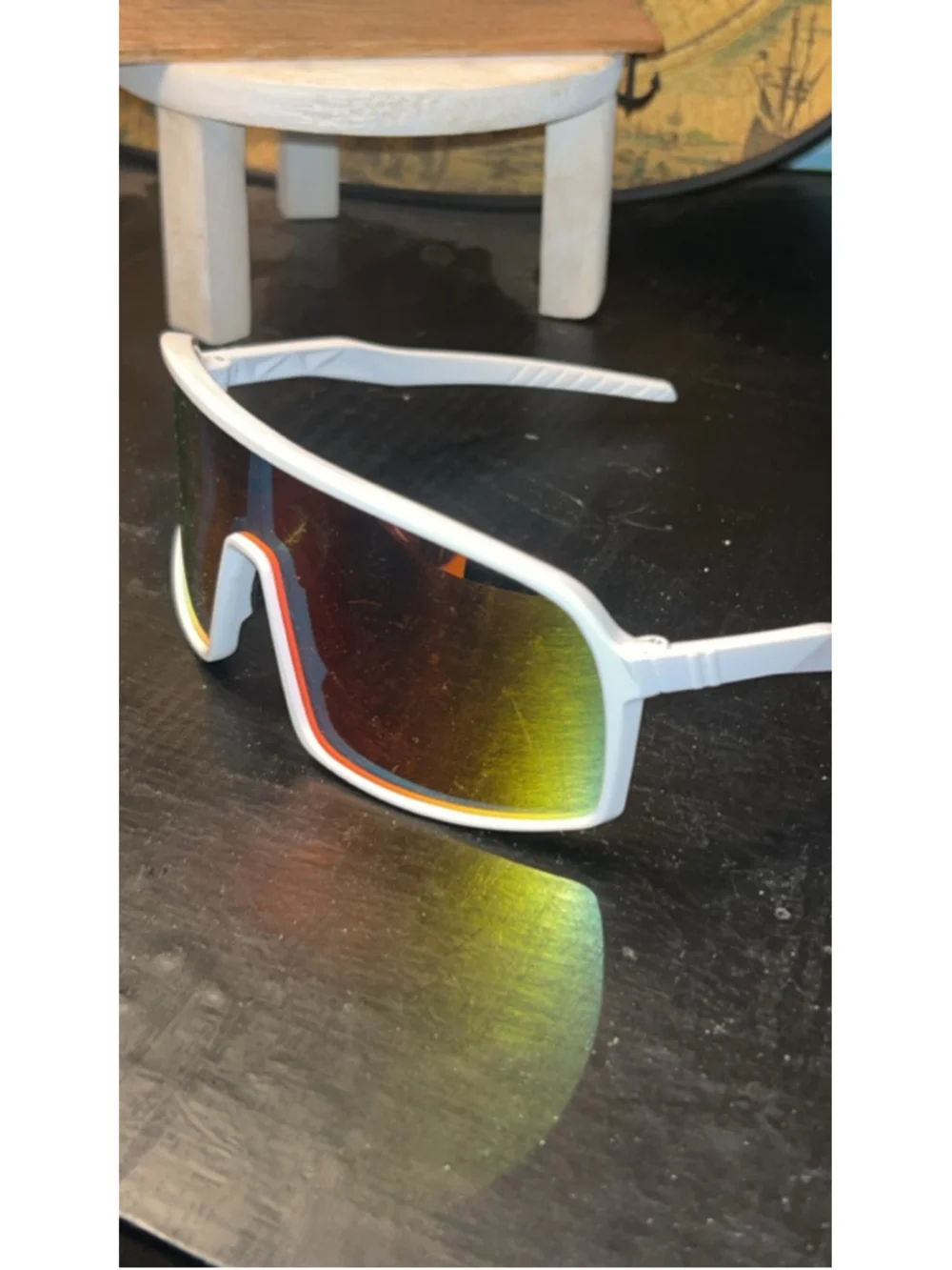 Men's Unbranded Sunglasses One Size White Multicolor